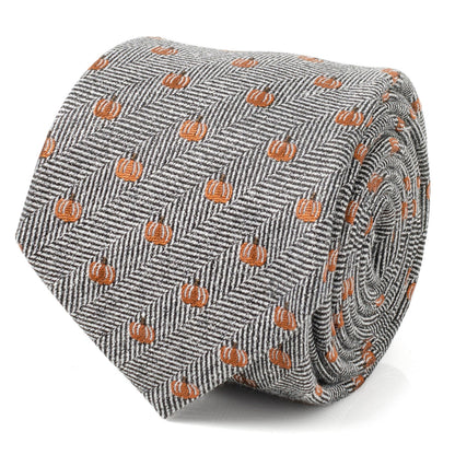 Holiday Pumpkin Herringbone Tie by Cufflinks.com