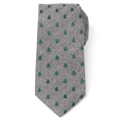 Holiday Tree Herringbone Tie by Cufflinks.com