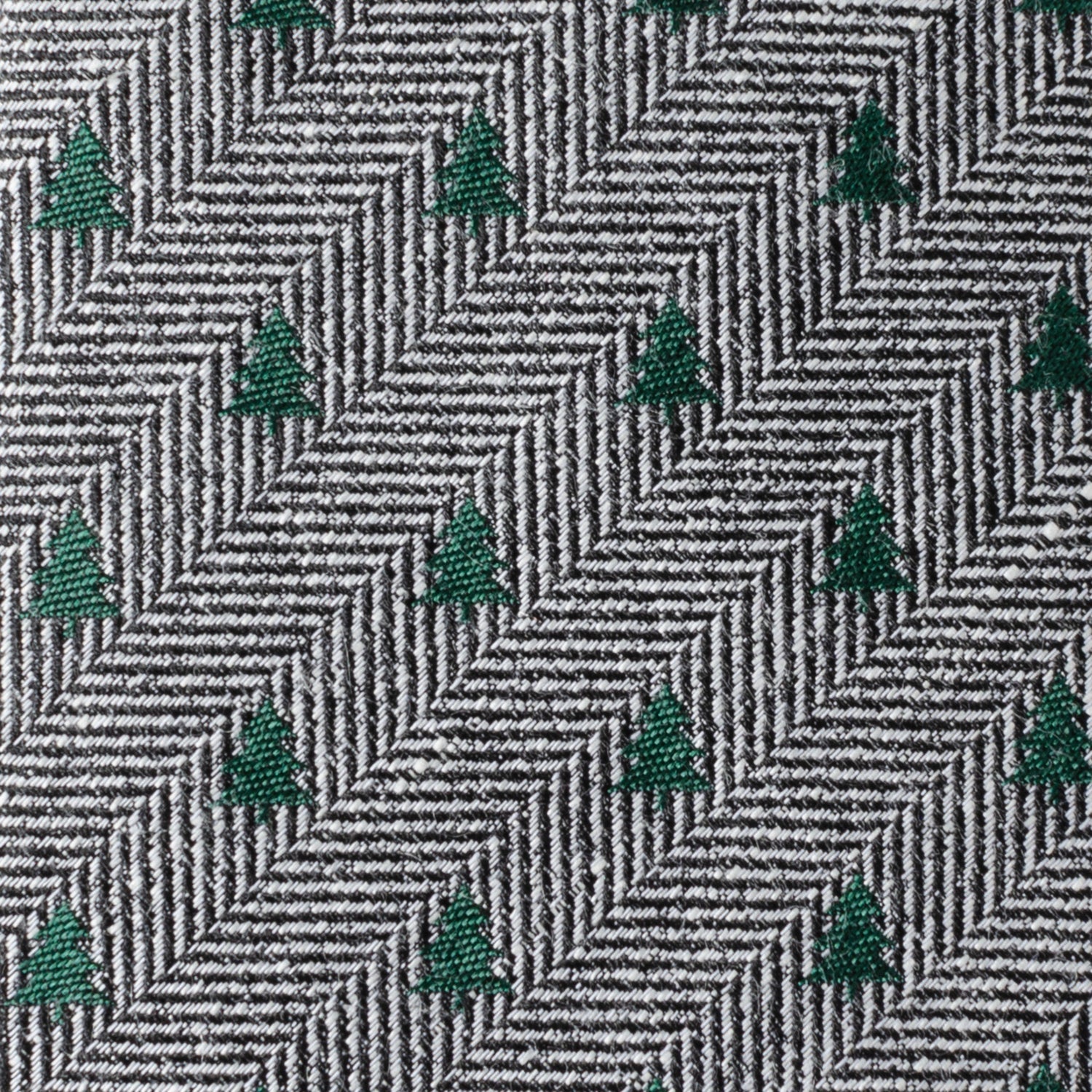 Holiday Tree Herringbone Tie by Cufflinks.com
