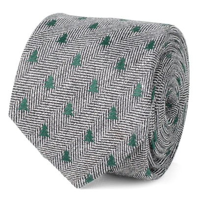 Holiday Tree Herringbone Tie by Cufflinks.com