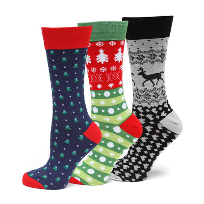 Holiday Sock 3 Pack Gift Set by Cufflinks.com