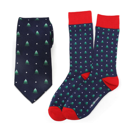 Holiday Tree Tie and Sock Gift Set by Cufflinks.com