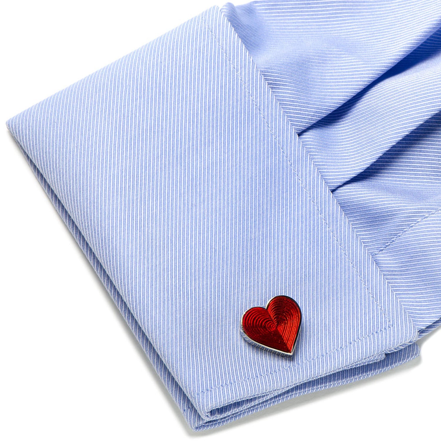 Red Heart Cufflinks by Cufflinks.com