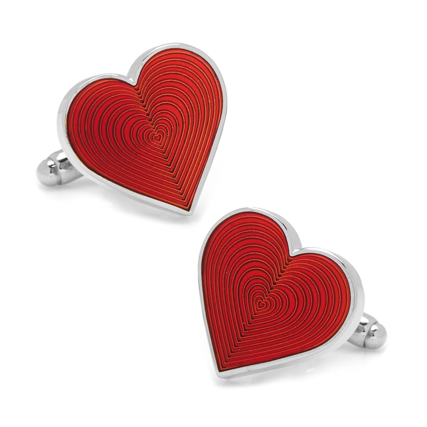 Red Heart Cufflinks by Cufflinks.com