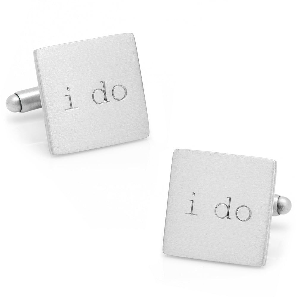 Wedding Series I Do Cufflinks by Cufflinks.com