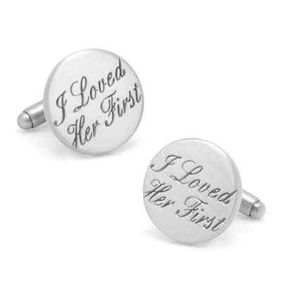 Wedding Series I Loved Her First Cufflinks by Cufflinks.com