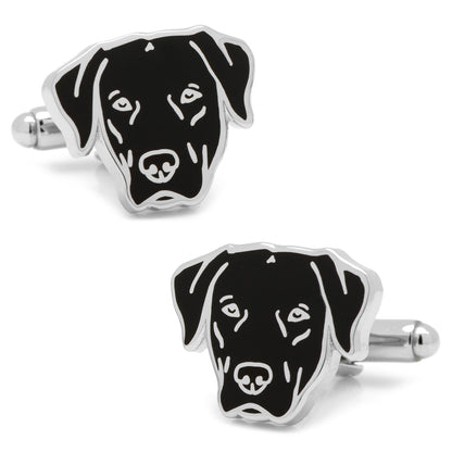 Black Labrador Cufflinks by Cufflinks.com