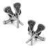 Lacrosse Sticks Cufflinks by Cufflinks.com