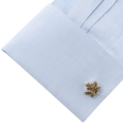 Maple Leaf 3D Cufflinks by Cufflinks.com