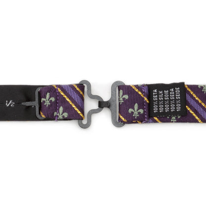 Mardi Gras Stripe Bow Tie by Cufflinks.com