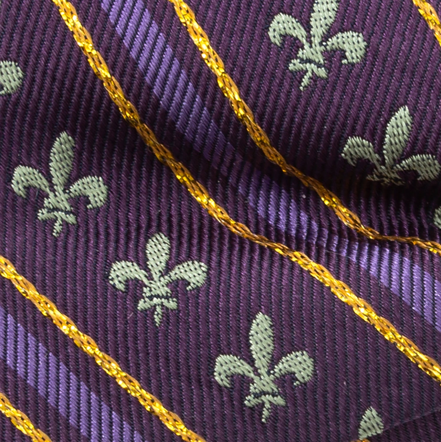 Mardi Gras Stripe Bow Tie by Cufflinks.com