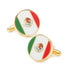 Mexico Flag Cufflinks by Cufflinks.com