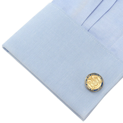New York State Seal Cufflinks by Cufflinks.com