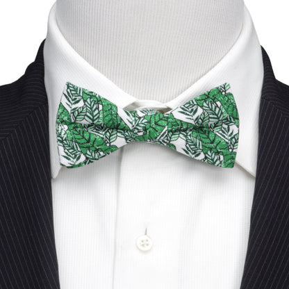 Palm Leaf Men’s Bow Tie by Cufflinks.com