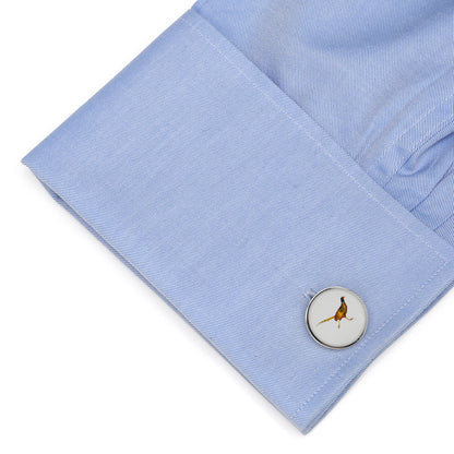 Pheasant Bird Cufflinks by Cufflinks.com