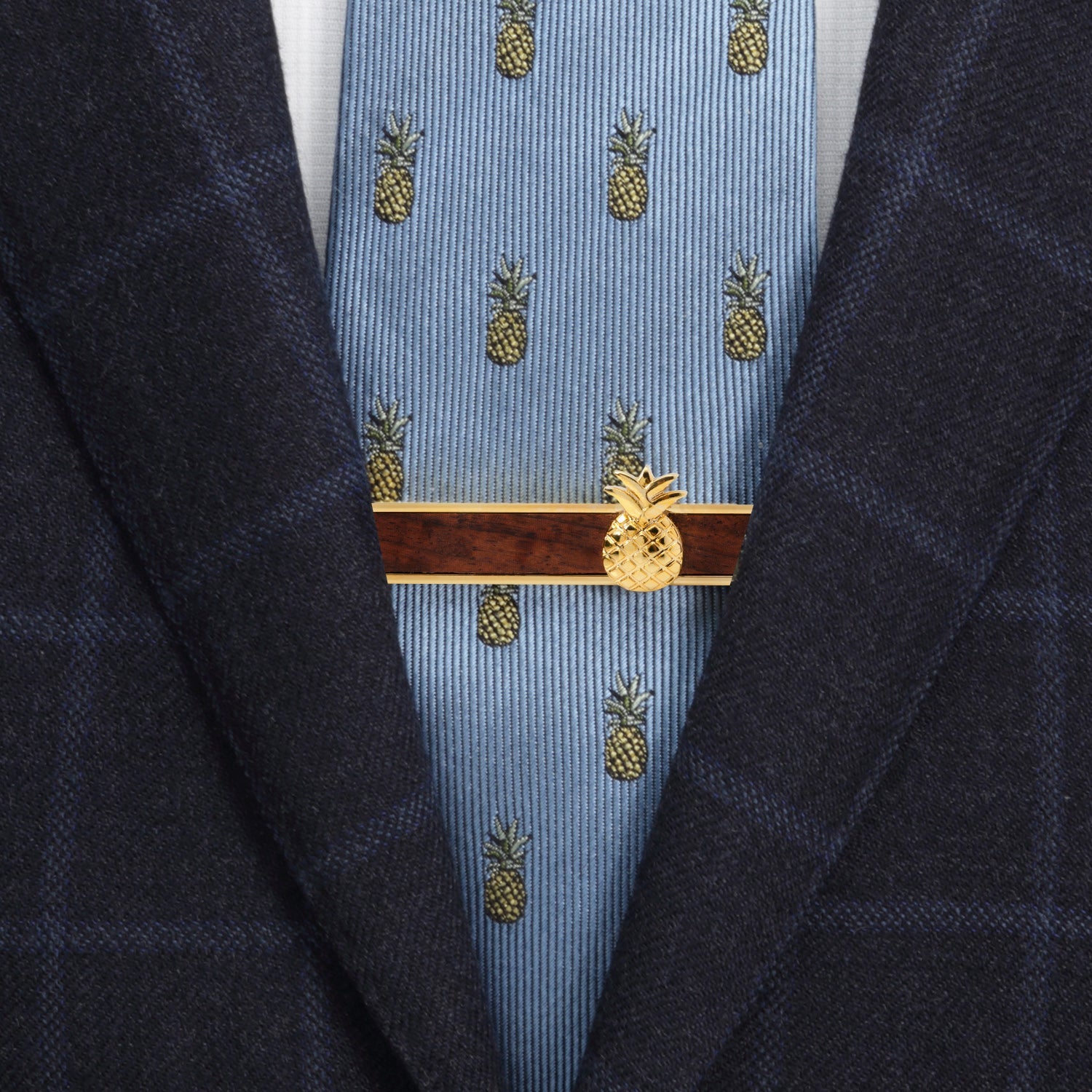 Pineapple Tie Bar by Cufflinks.com