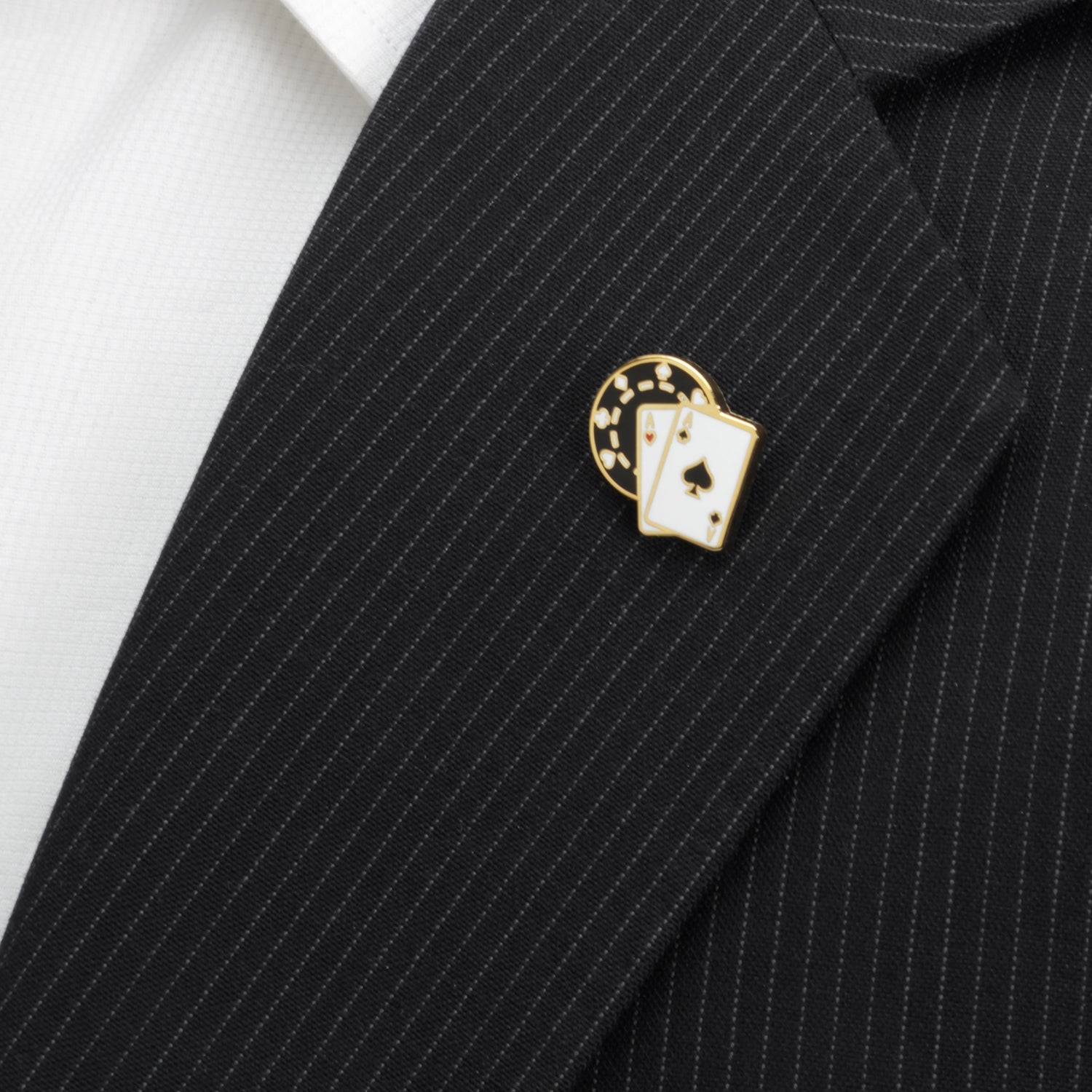 Poker Lapel Pin  DestGlow