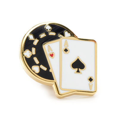 Poker Lapel Pin  DestGlow