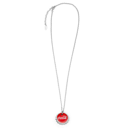 Coca-Cola Red Bottle Cap Necklace by Cufflinks.com