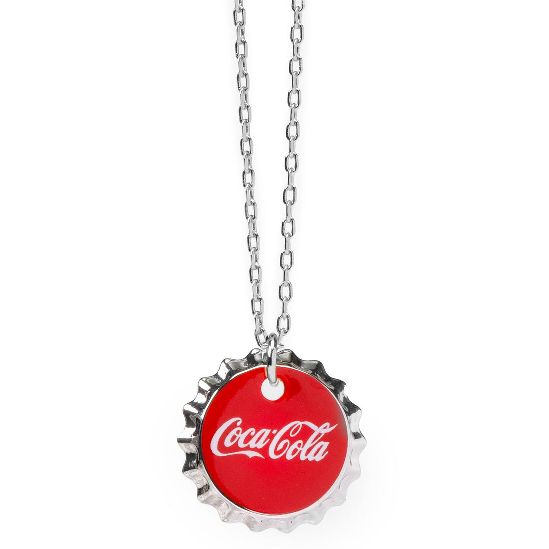 Coca-Cola Red Bottle Cap Necklace by Cufflinks.com
