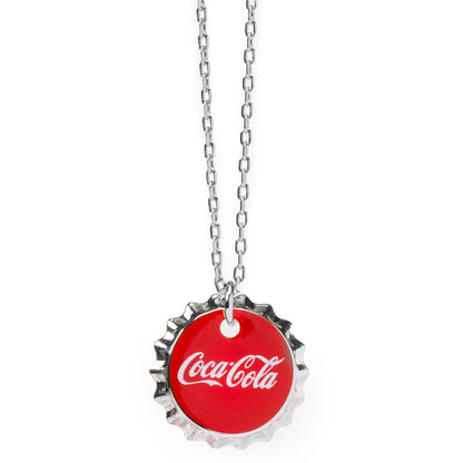 Coca-Cola Red Bottle Cap Necklace by Cufflinks.com
