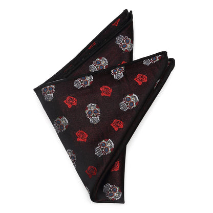 Sugar Skull Pocket Square by Cufflinks.com
