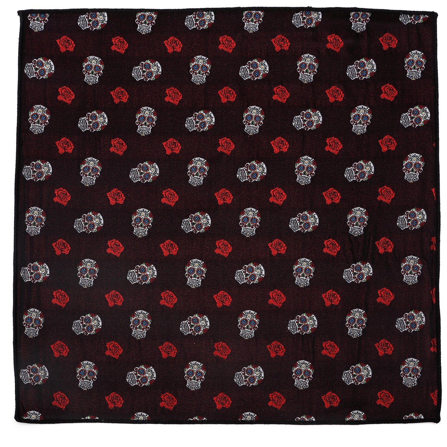 Sugar Skull Pocket Square by Cufflinks.com