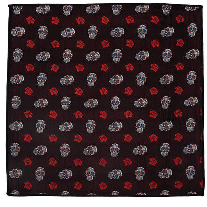 Sugar Skull Pocket Square by Cufflinks.com