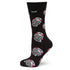 Sugar Skull Black Socks by Cufflinks.com