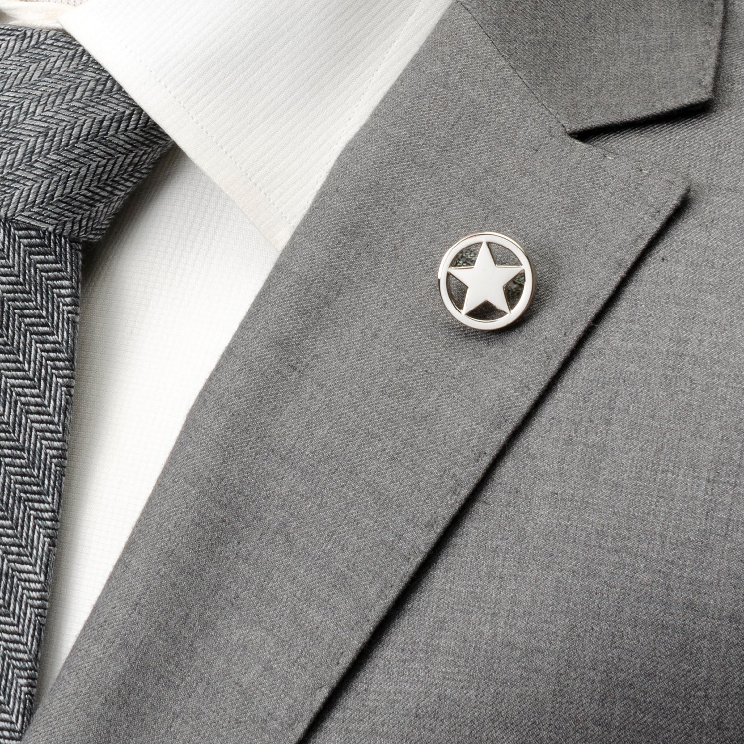 Lone Star Lapel Pin by Cufflinks.com