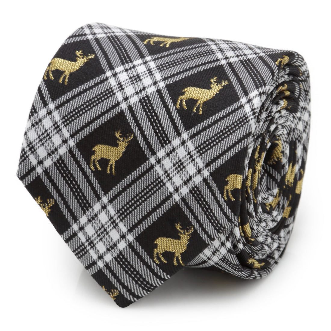 Black Plaid Stag Men&