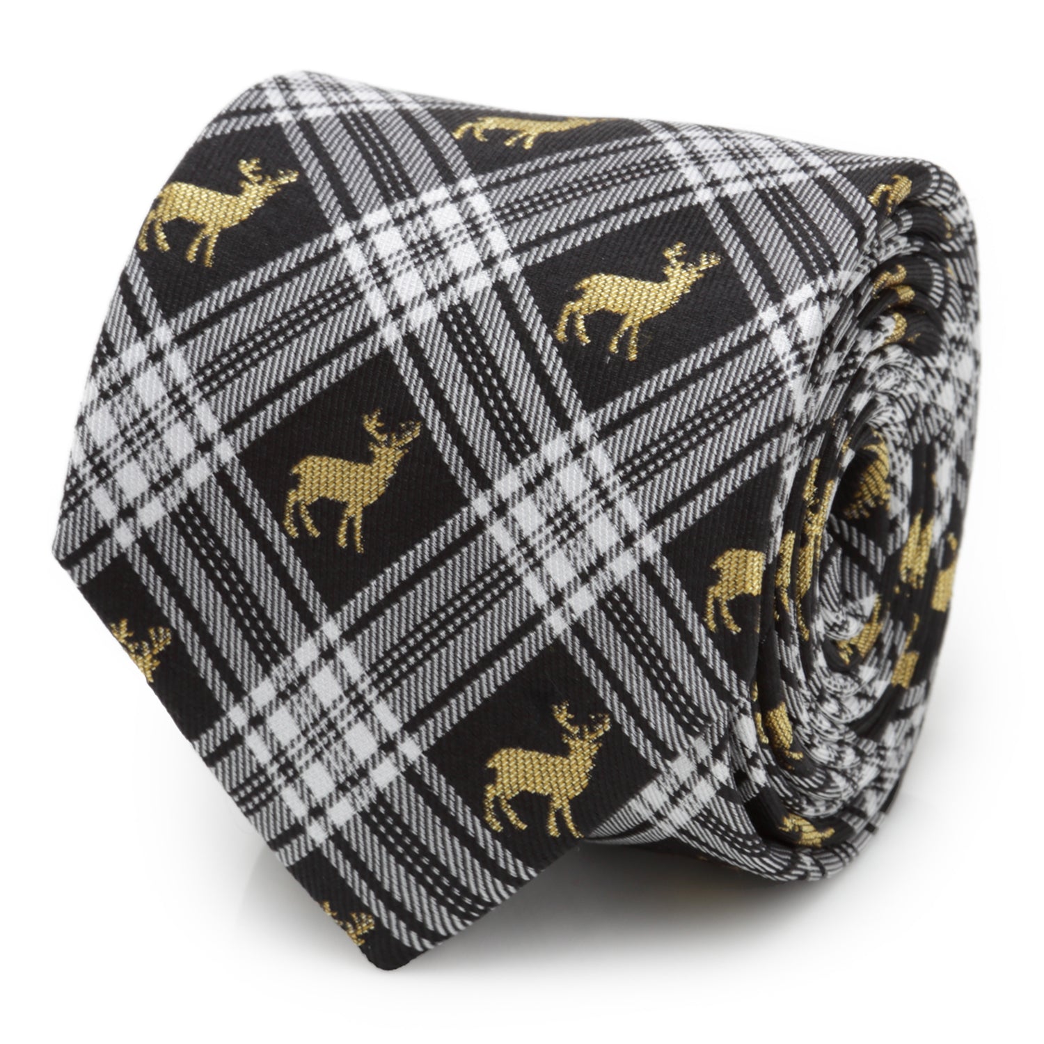 Black Plaid Stag Men&