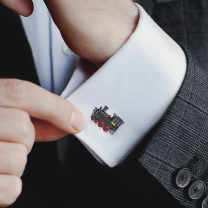 Steam Engine 3D Cufflinks by Cufflinks.com