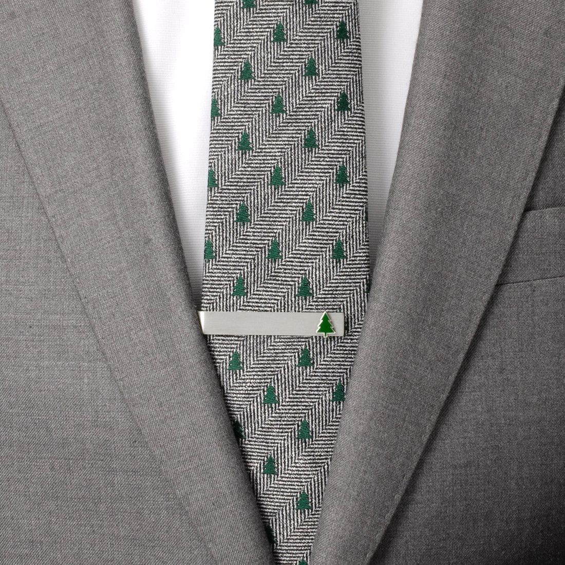 Holiday Tree Tie Bar by Cufflinks.com