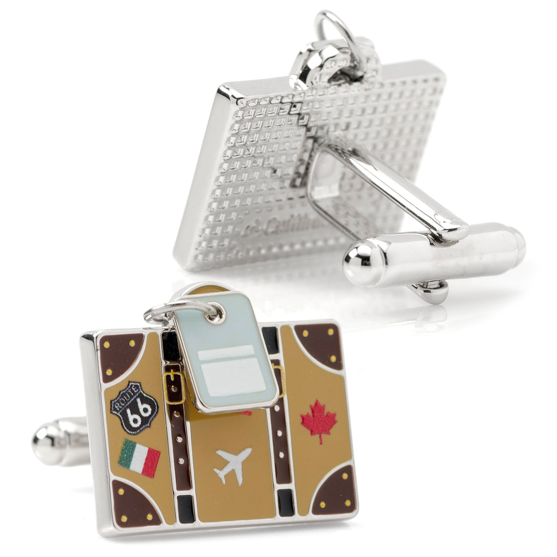 Traveler Suitcase Cufflinks by Cufflinks.com