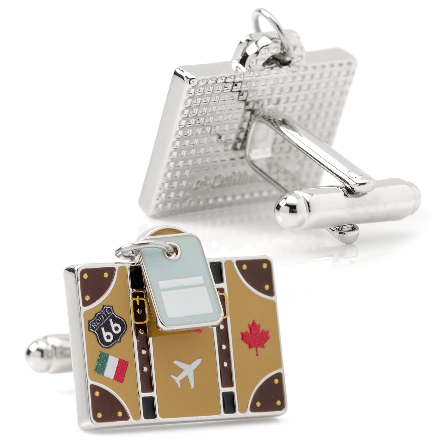 Traveler Suitcase Cufflinks by Cufflinks.com