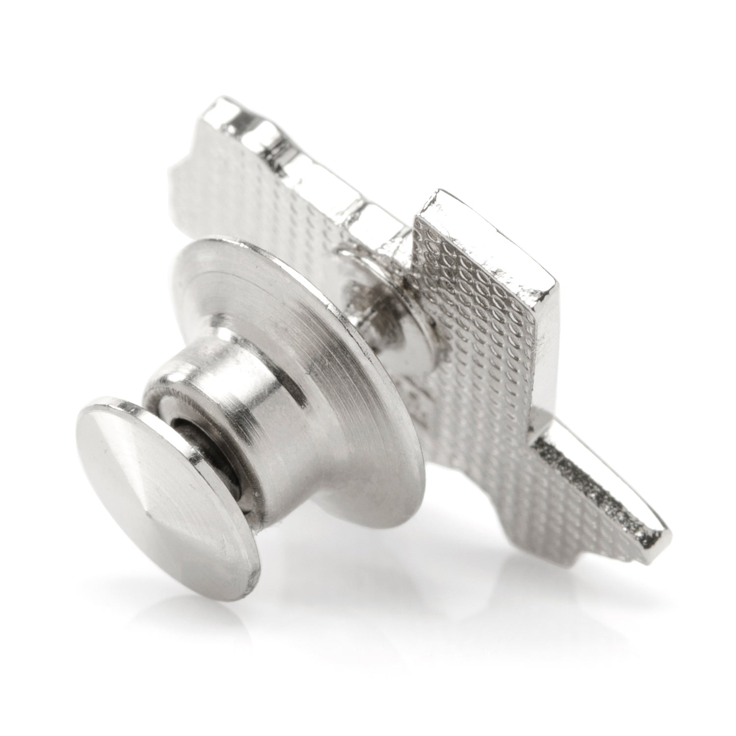 Silver Texas Cufflinks and Lapel Pin Gift Set by Cufflinks.com