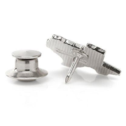 Silver Texas Lapel Pin by Cufflinks.com