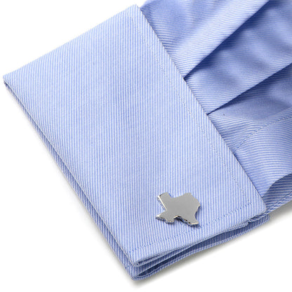 Silver Texas Cufflinks by Cufflinks.com