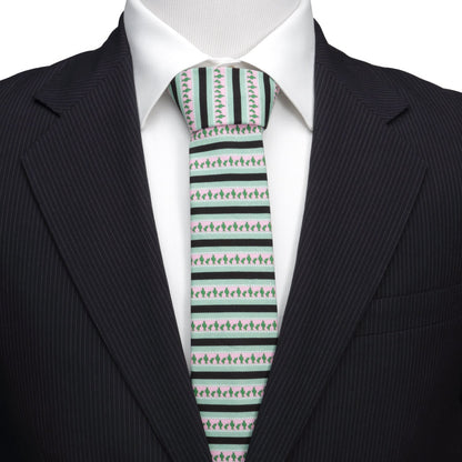Texas Cactus Stripe Sage Men’s Tie by Cufflinks.com
