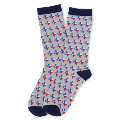 Texas State Gray Sock by Cufflinks.com