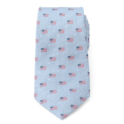 Light Blue American Flag Men&