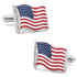 Waving American Flag Cufflinks by Cufflinks.com