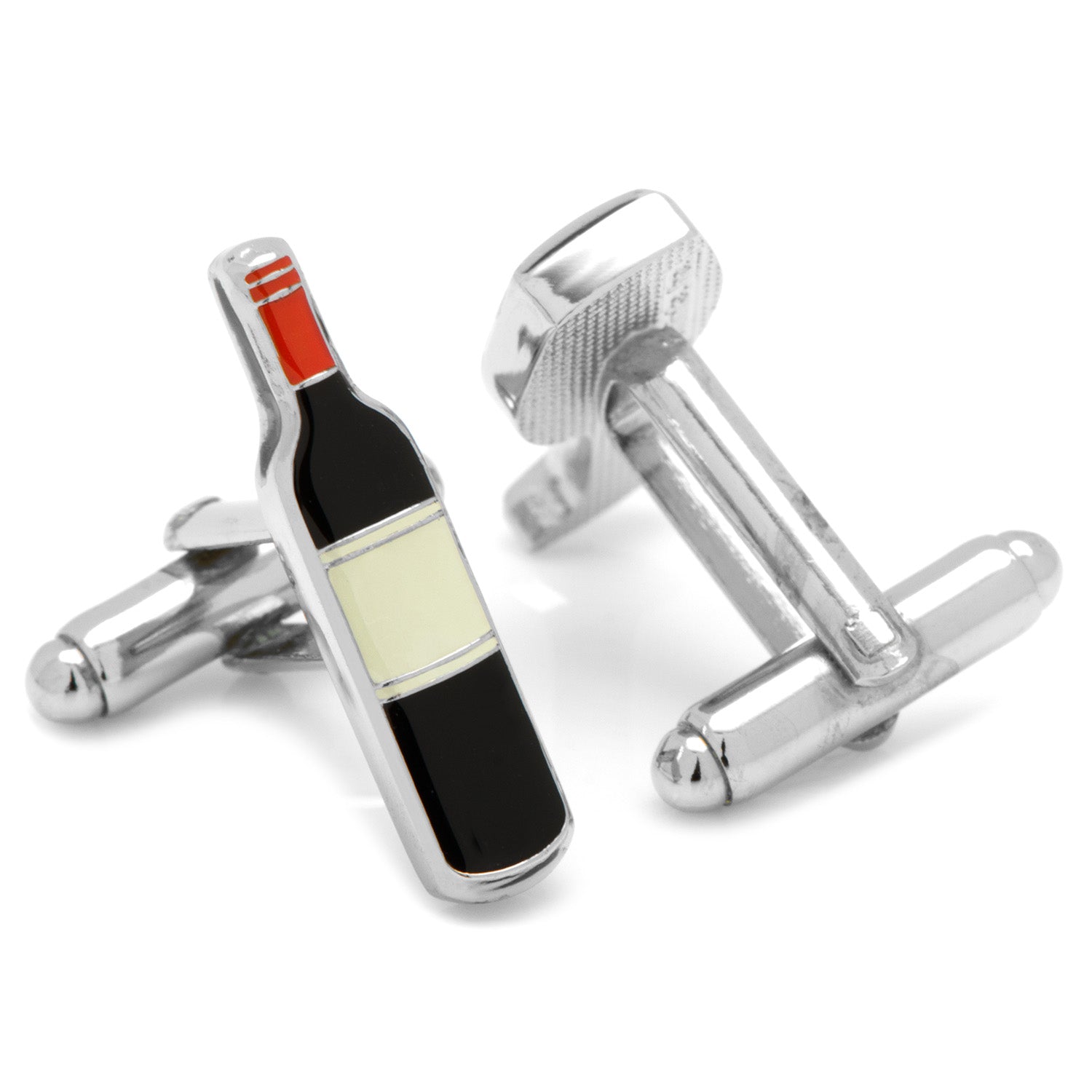 Wine and Bottle Cufflinks by Cufflinks.com