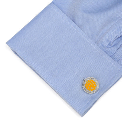 Water Polo Embossed Cufflinks by Cufflinks.com