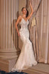 Ladivine CC0688W Fitted Bridal Gown Strapless Plunging Neckline by DiscountDressShop