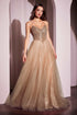 Ladivine CC415 Dress Strapless Beaded Tulle Ball Gown by DiscountDressShop