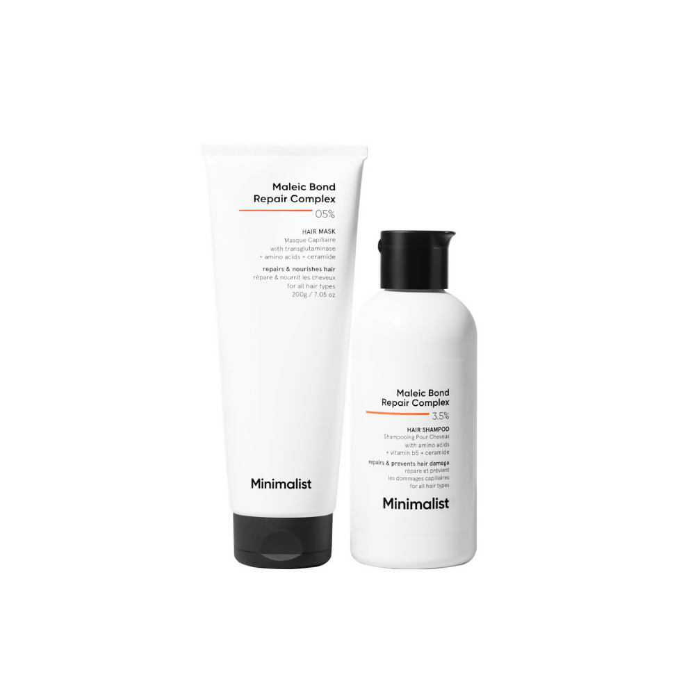 Minimalist Maleic Bond Repair Complex Shampoo &amp; Hair Mask Combo
