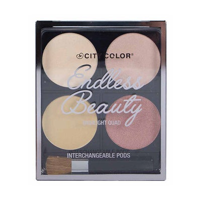 CITY COLOR Endless Beauty Highlight Quads - DestGlow