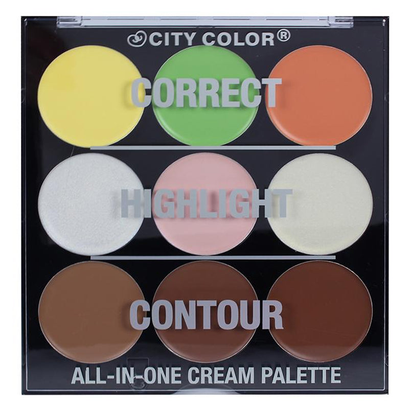 CITY COLOR All-In-One Cream Palette - DestGlow